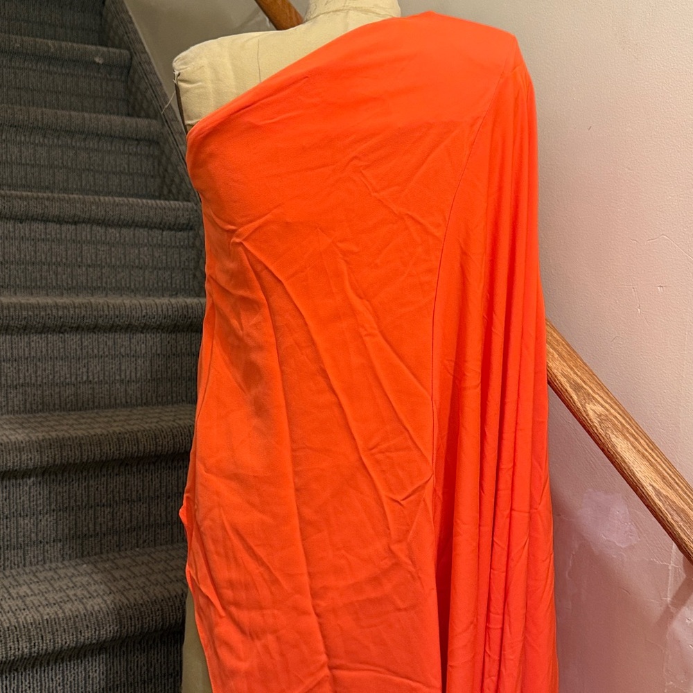 Hanifa One-Shoulder Orange Top - Picture 6 of 8